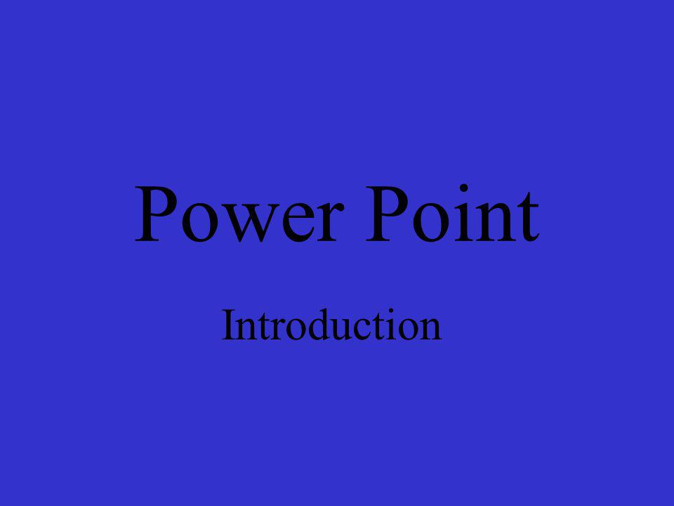Step eight Completion of Slide Show Power Point has even more options that you can work with, but these steps you have just learned are enough to make an interesting and informative presentation.