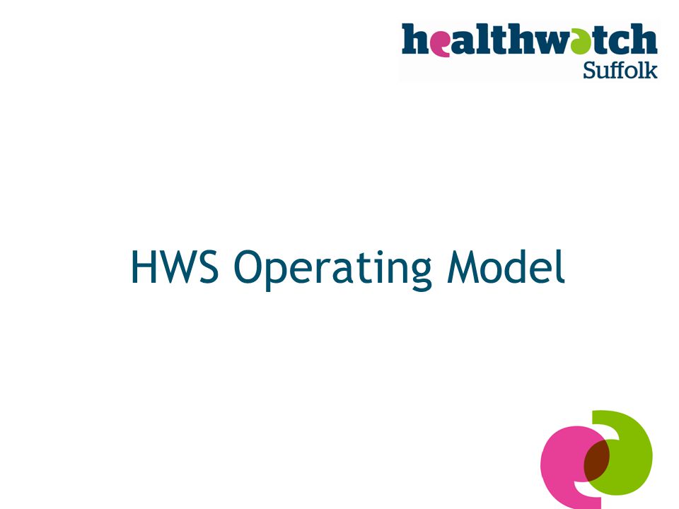 HWS Operating Model