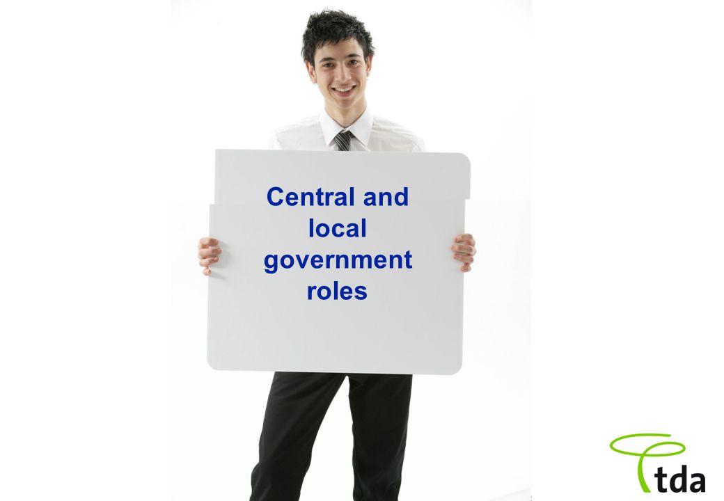 Central and local government roles