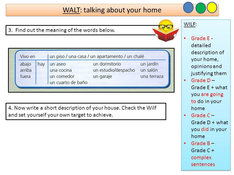 Mi Casa Walt Talking About Your Home Wilf Grade E
