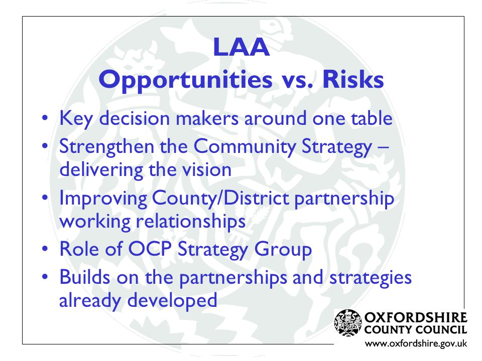 LAA Opportunities vs.