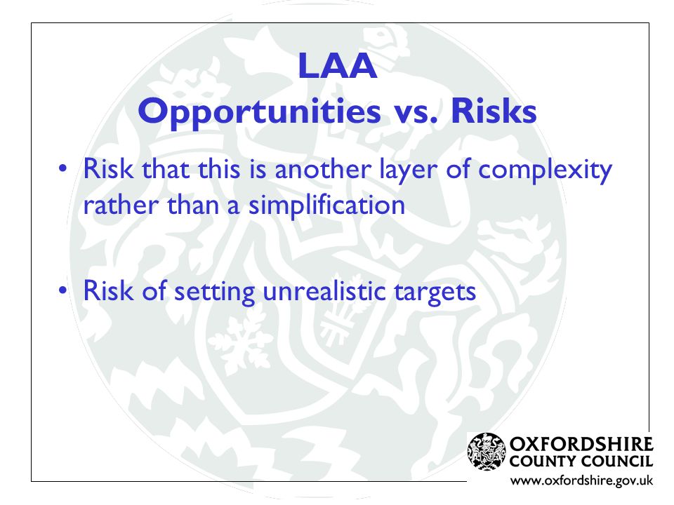 LAA Opportunities vs.