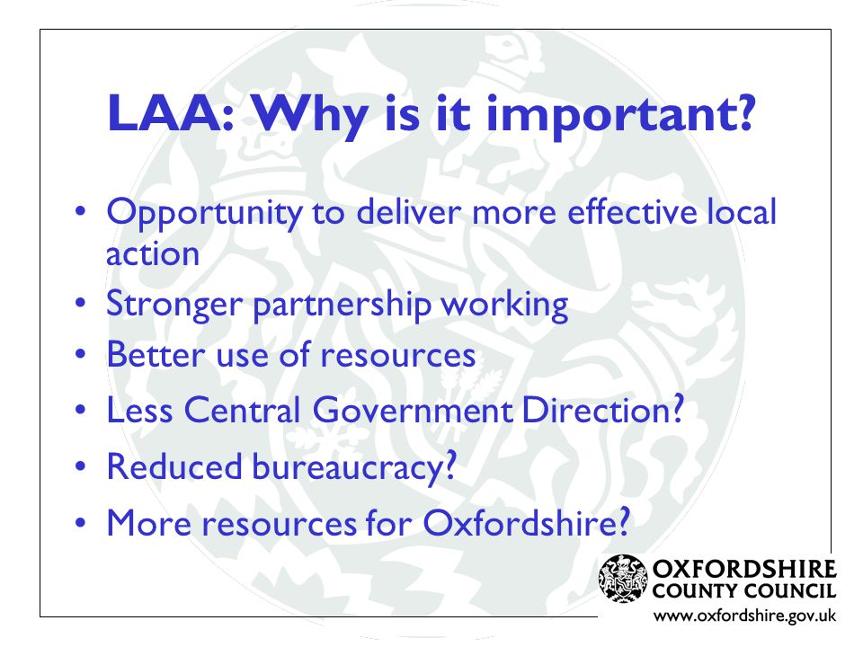 LAA: Why is it important.