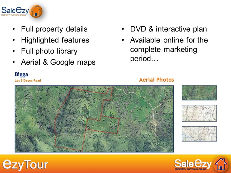 Full property details Highlighted features Full photo library Aerial & Google maps DVD & interactive plan Available online for the complete marketing period…