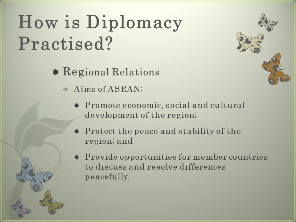 How is Diplomacy Practised