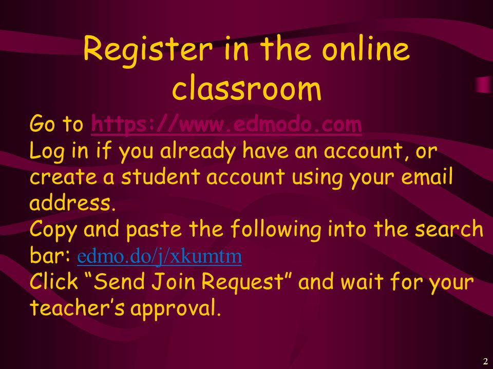 1 Day 1- Registration and Introduction to the Online Classroom An Online Learning Module Adapted from PowerShow.com Los Verbos Regulares