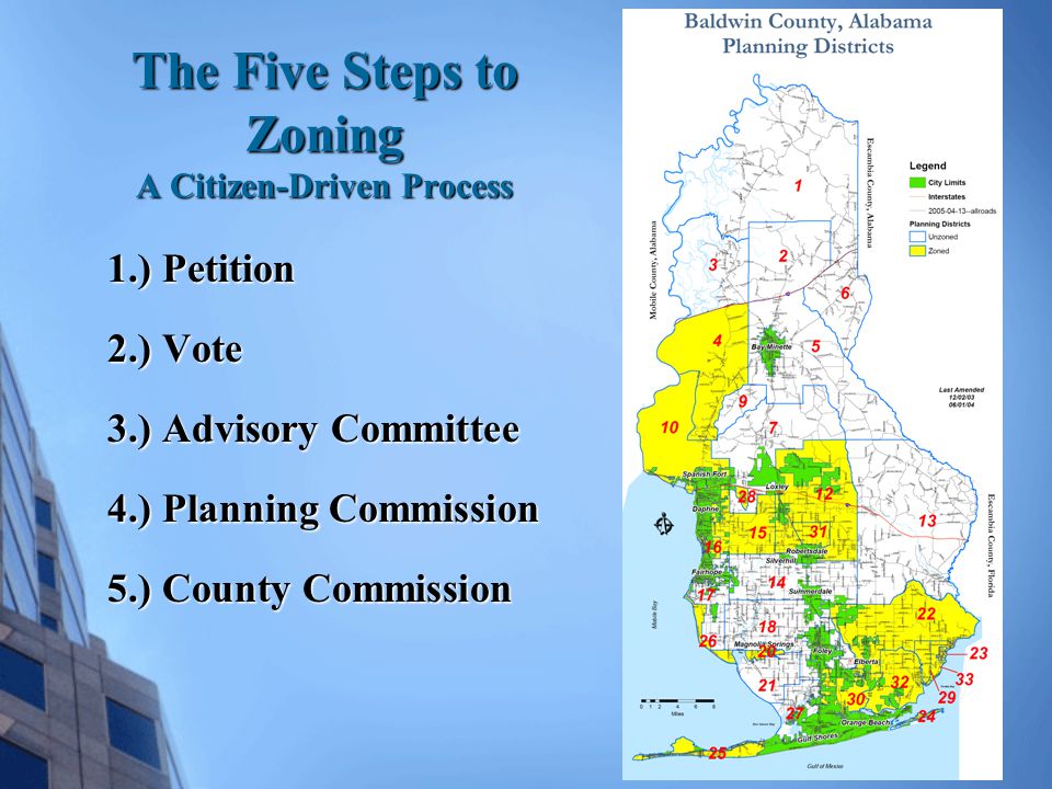 Baldwin County Zone Map Planning & Zoning Basics For Baldwin County's Growth And Development Baldwin  County Commission Planning And Zoning Department Planning Director Wayne  Dyess, - Ppt Download