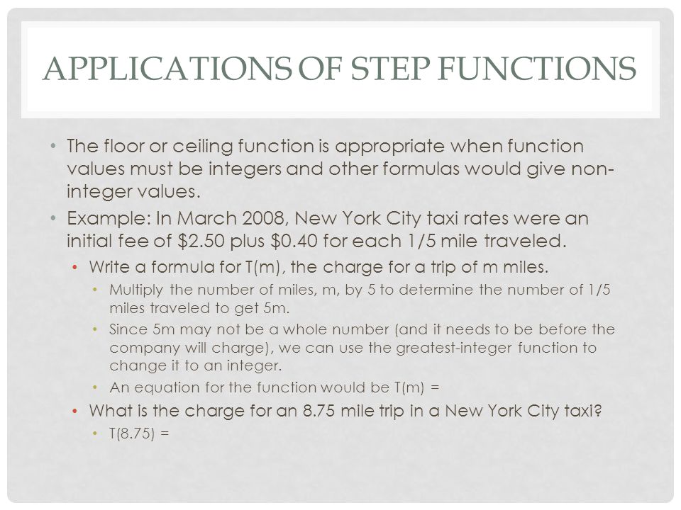 Step Functions 3 9 Introduction In 2007 The U S Postage