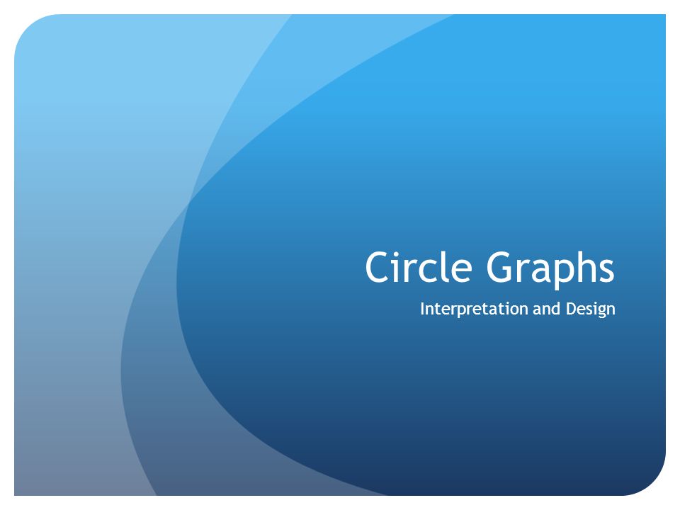 Circle Graphs Interpretation and Design