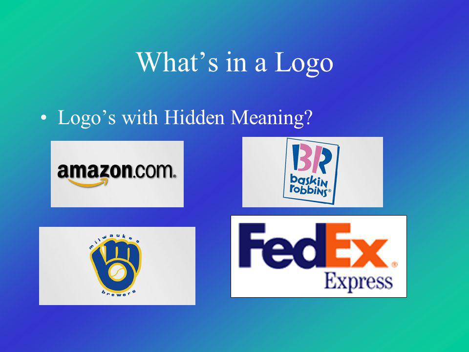 Logo’s with Hidden Meaning
