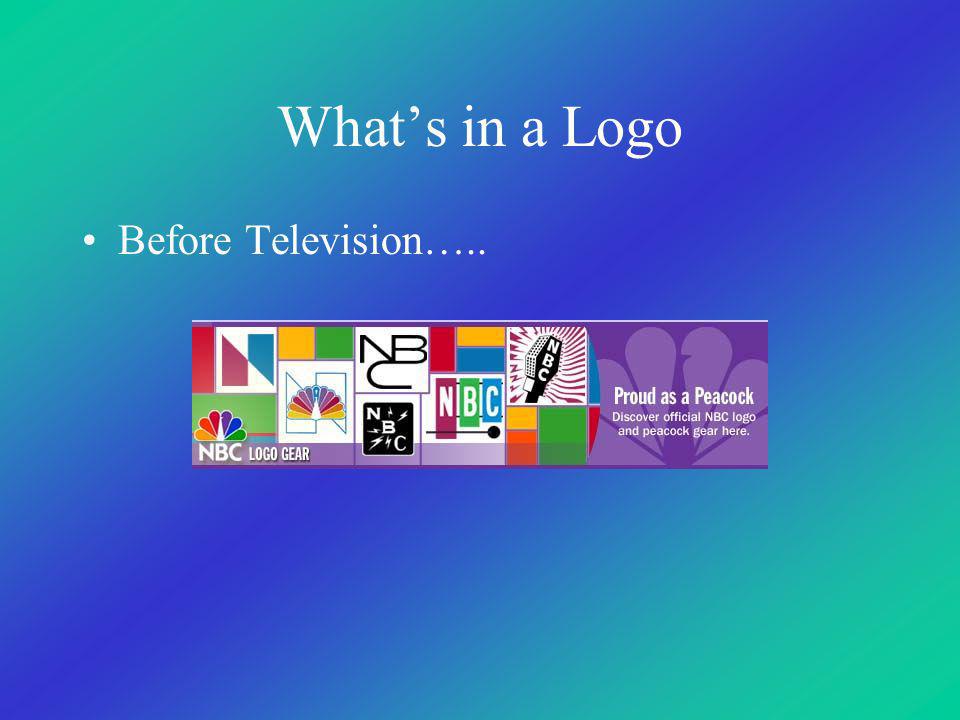 What’s in a Logo Before Television…..