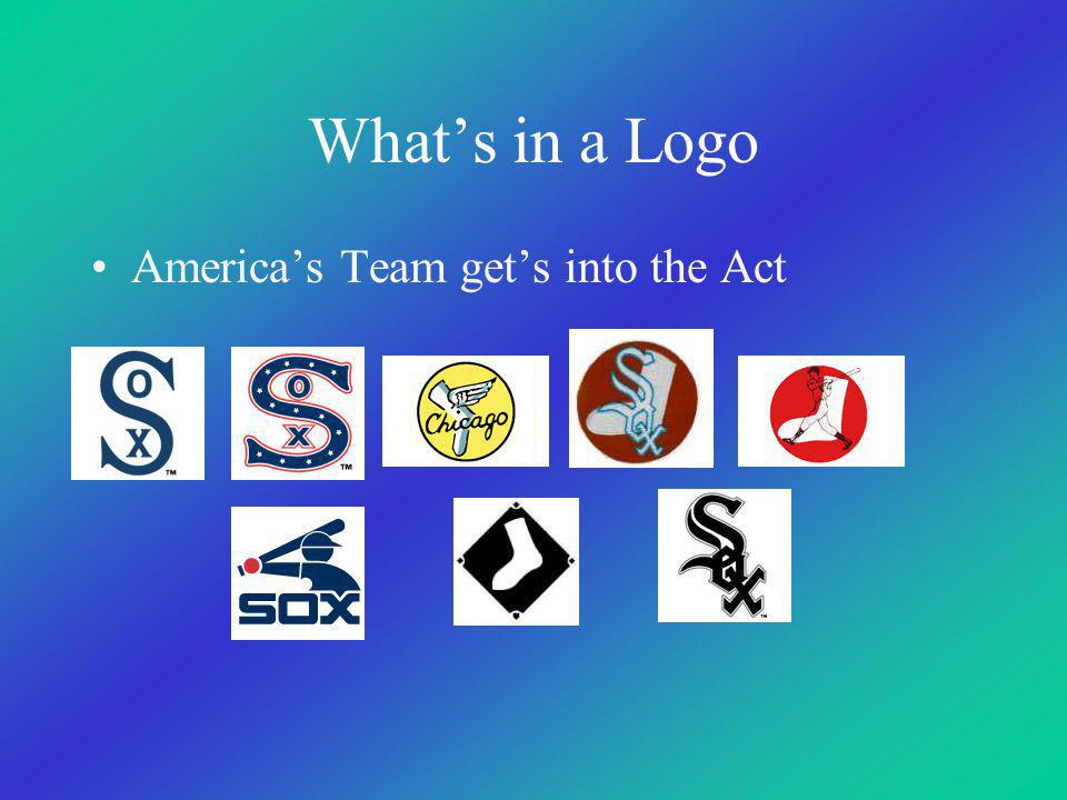 What’s in a Logo America’s Team get’s into the Act