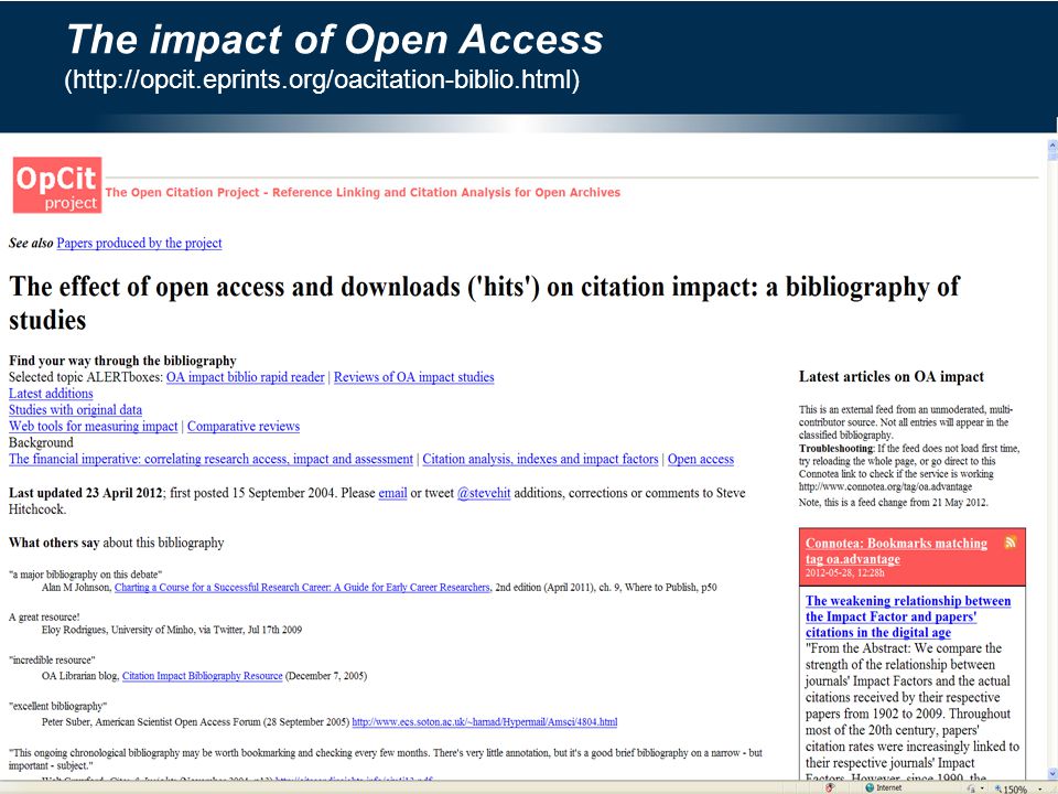 The impact of Open Access (  Open Access and citation count: a CSIR case study