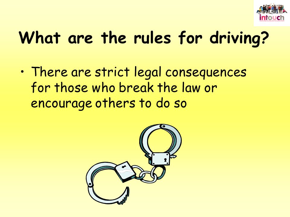 What are the rules for driving.