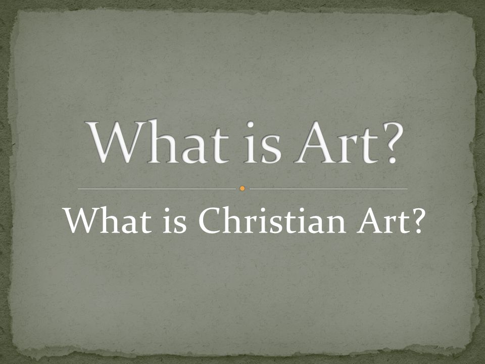 What is Christian Art