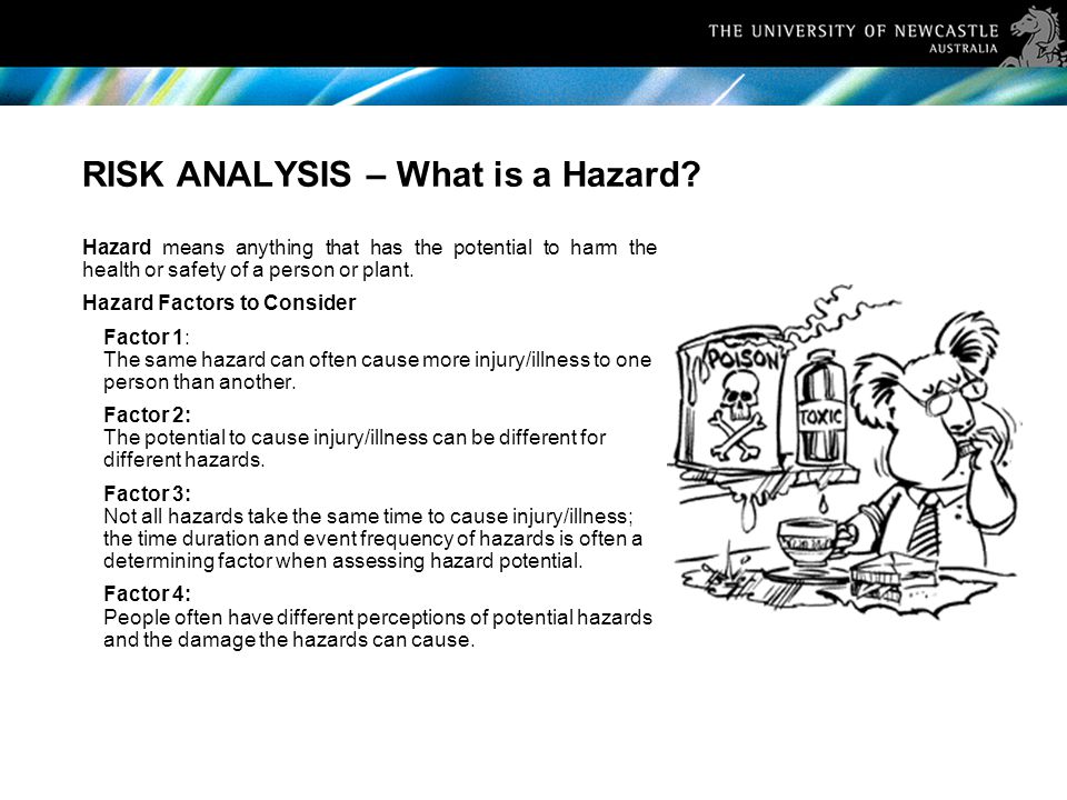 RISK ANALYSIS – What is a Hazard.