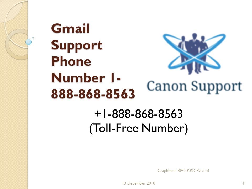Gmail support phone number toll free number 13 december 2018