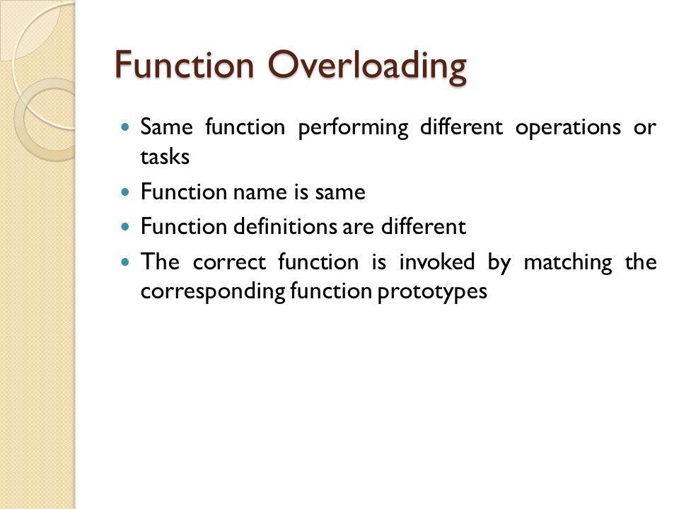 Polymorphism in C++ Operator Overloading ppt download