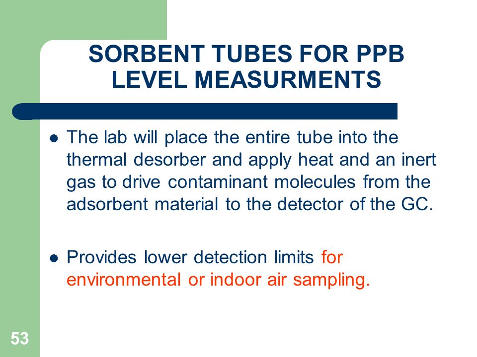 1 ACTIVE SAMPLING FOR AIR CONTAMINANTS AS GAS, VAPOR, DUST, FUME, MIST -  ppt download