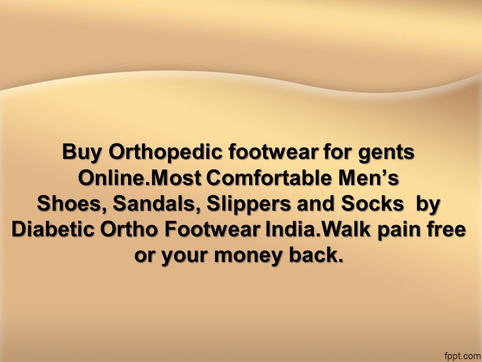 orthopedic chappals for gents