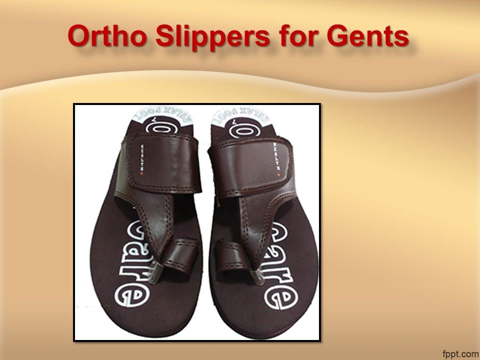 ortho slippers for gents