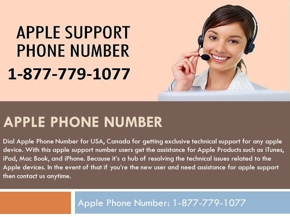 apple support phone number usa for technical