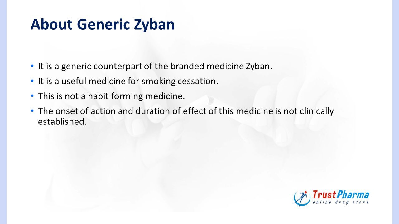 Zyban generic