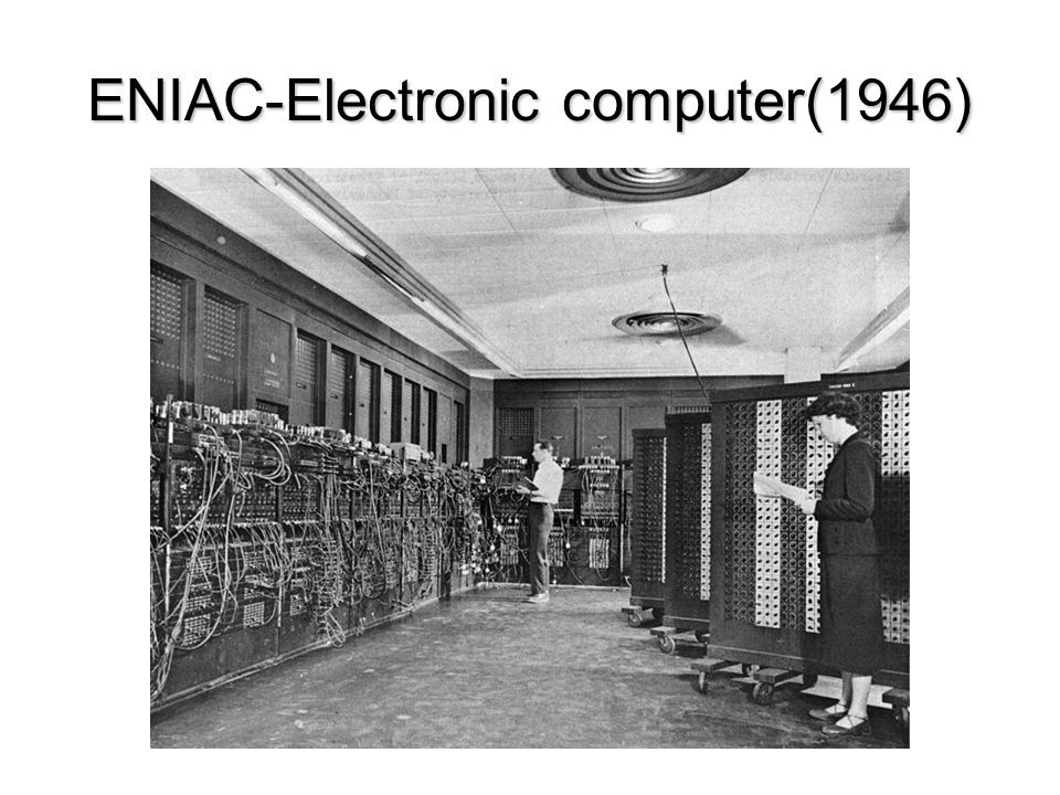 ENIAC-Electronic computer(1946)
