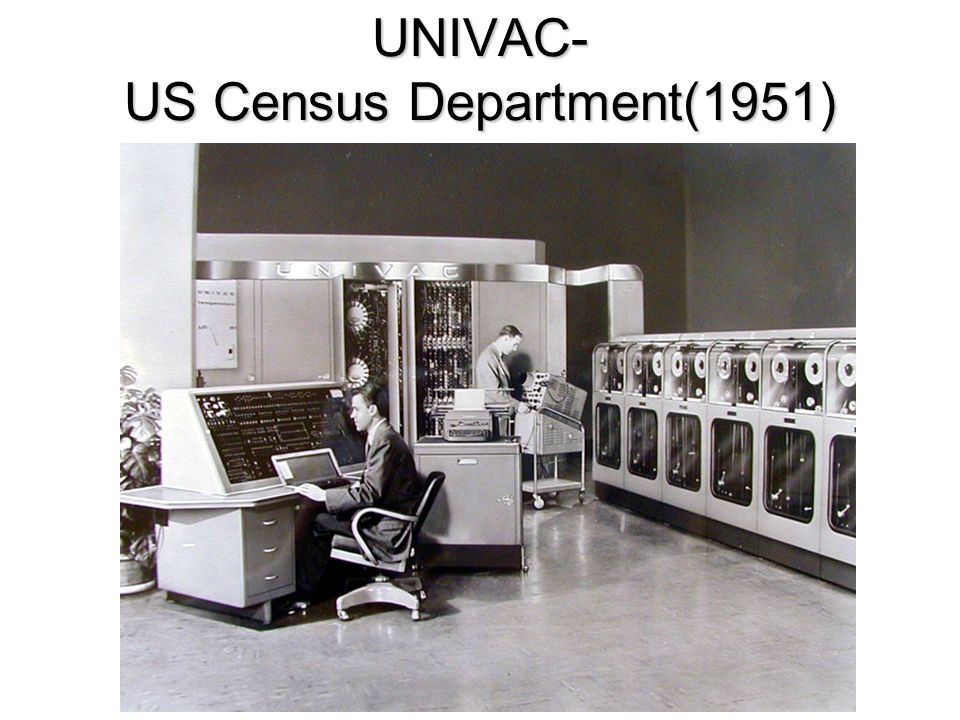 UNIVAC- US Census Department(1951)