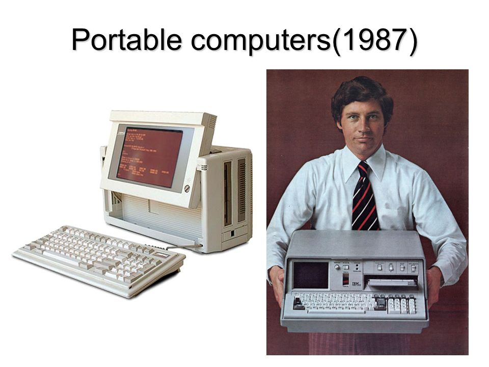 Portable computers(1987)